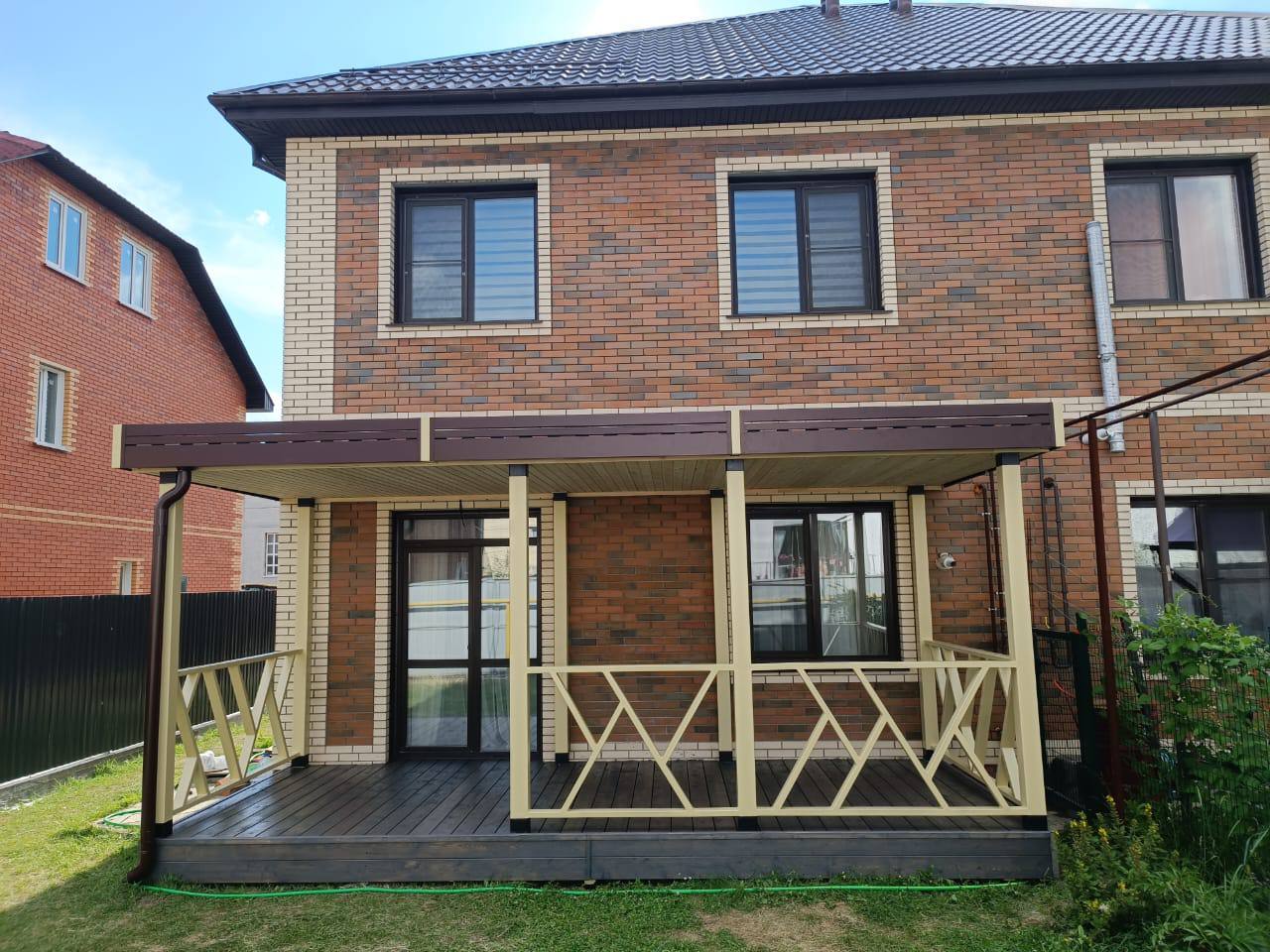 Терраса с фризом Порт-Артурская с ДПК